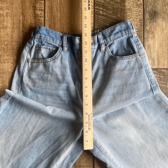 SO Super High Rise Light Blue Wide Leg Jeans - Picture 8 of 11